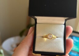 As I vowed, the ring for my fiancé.