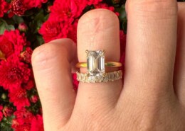 My husband surprised me with an upgraded wedding set for our anniversary 🤎