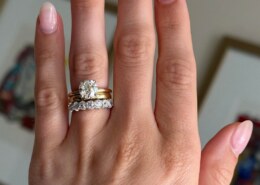 Vintage Cut Wedding Ring Set!