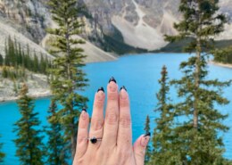 I received the perfect ring and my dream proposal spot 🖤