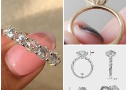 Personalized Rose Cut Engagement Ring in a Tulip Setting – Who else adores these striking pieces?