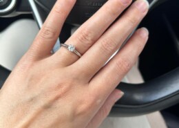 Fiancé used Photoshop to figure out my ring size! 😅