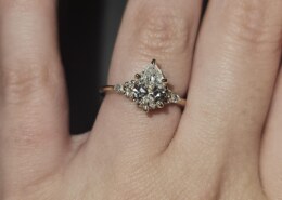 He popped the question! I’m absolutely in love with my ring!