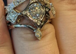 Just viewed my ring at the jeweler’s for the first time. Does it seem over the top? What are your thoughts?