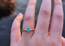 What do you think about my engagement ring?
