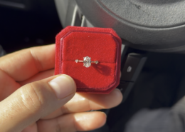 0.70 Carat Oval Diamond, VS2 Clarity