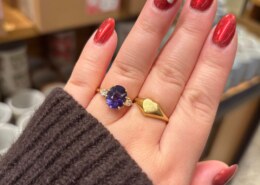 Amethyst Diamond Band! 💜