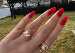 Asscher Cut Diamond Engagement Ring