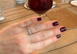 Engaged! Vintage Graduated Ring from an Old Mine