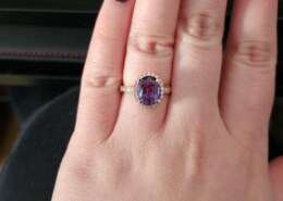 Got engaged last night, and I’m thrilled with my custom dream ring!