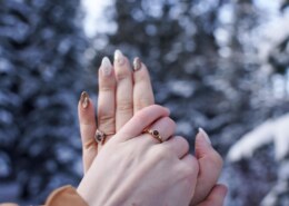 I made a proposal, and to my surprise, she proposed to me in return! We both worked hard to choose the perfect rings for one another ๐ฅน๐