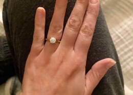 I said yes to my dream ring!