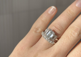 Married with silicone bands: Eight months in, he pushed for a sparkling ring. I prefer the sleek design—it doesn’t snag on things.