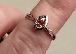 My Chunky Bezel Pear!