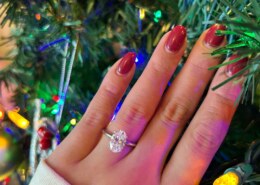 Proposed on Christmas with my perfect ring 🤍