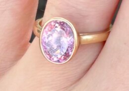 Rose-colored sapphire 💗